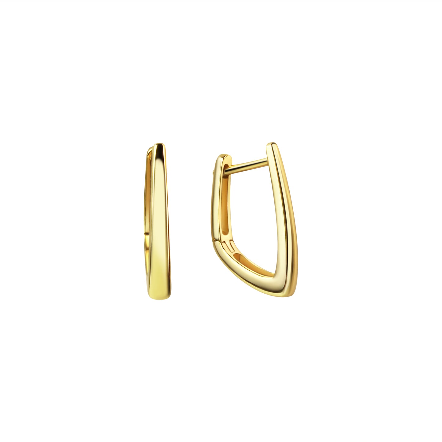 Klappcreolen aus 333/- Gelbgold – stilvolle Schlichtheit mit Glanz
