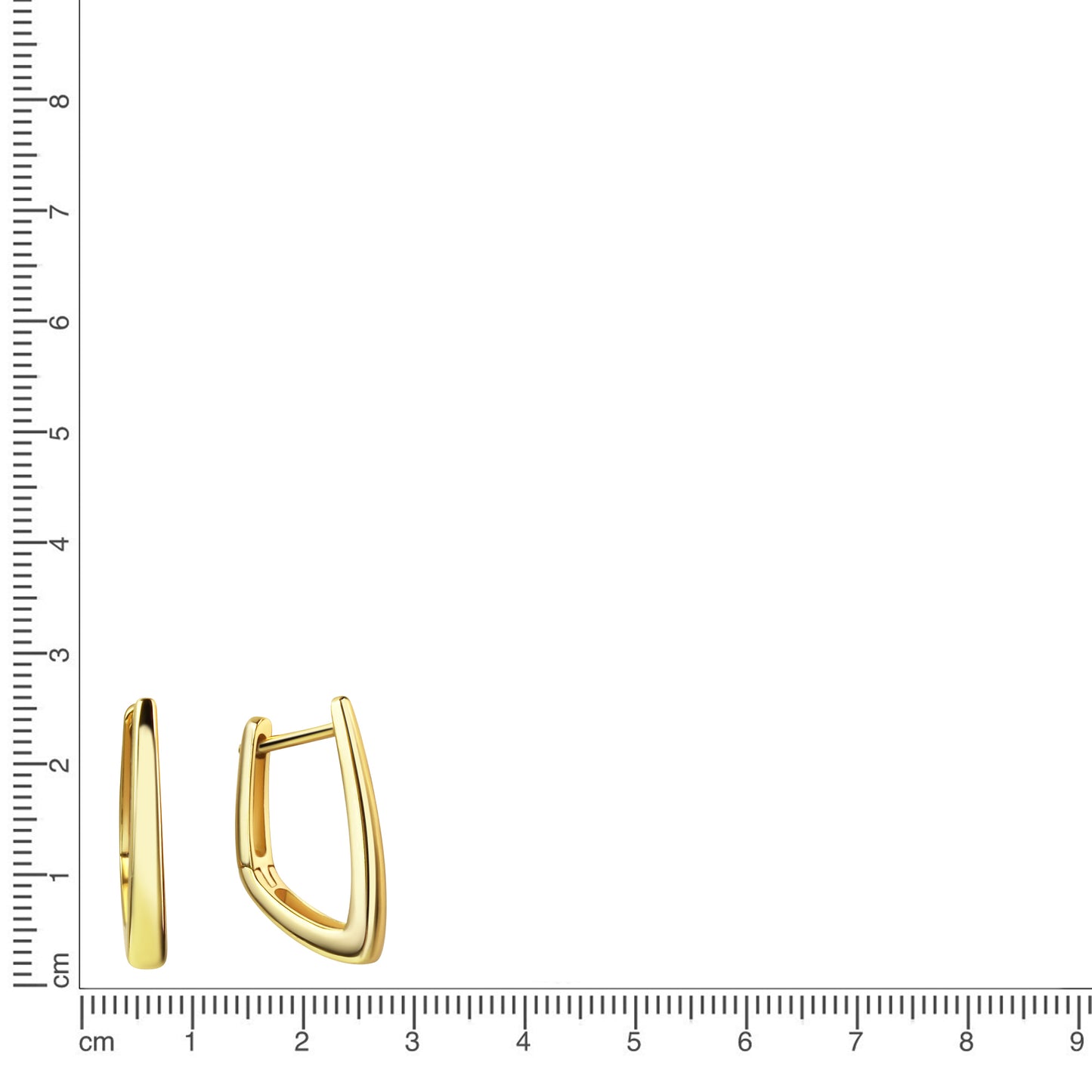 Klappcreolen aus 333/- Gelbgold – stilvolle Schlichtheit mit Glanz