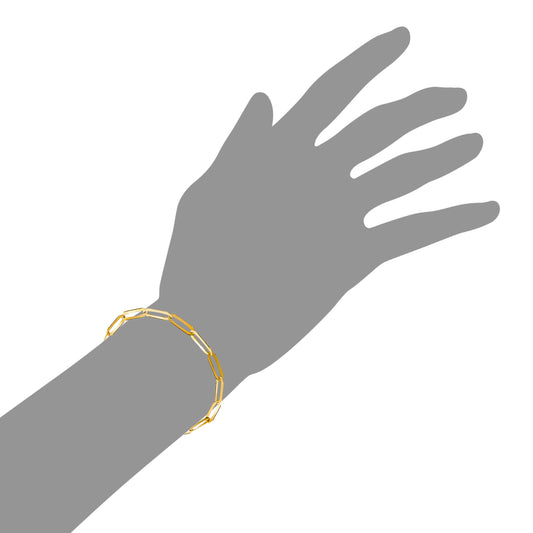 Armband aus 375/- Gelbgold – Ankerkette mit stilvollem Glanz