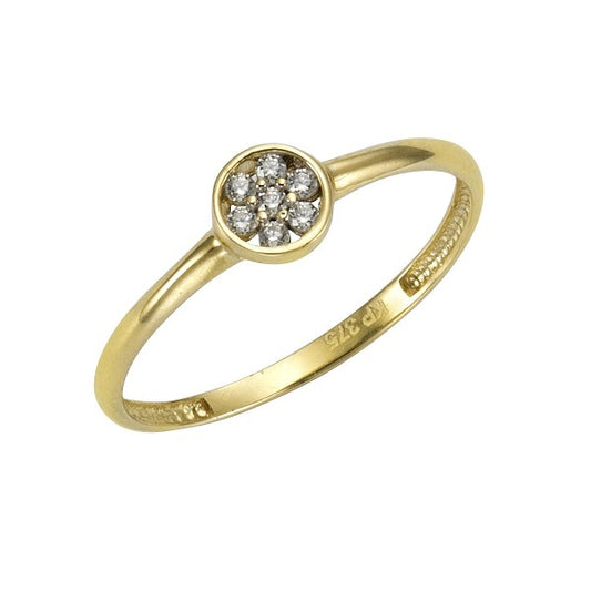 Ring 375/- Gold Zirkonia